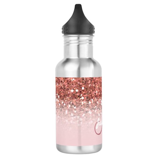 Personalisierter Girly Edelstahlflasche (Links)