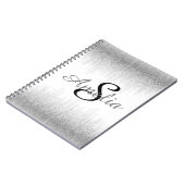 Personalisierter Girly Glitzer-Glitzern-Name Notizblock (Linke Seite)