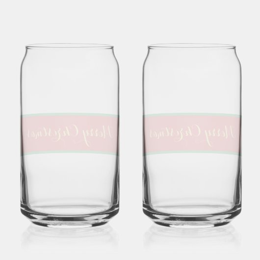 Personalisierter Glamour Dosenglas (Rückseite)