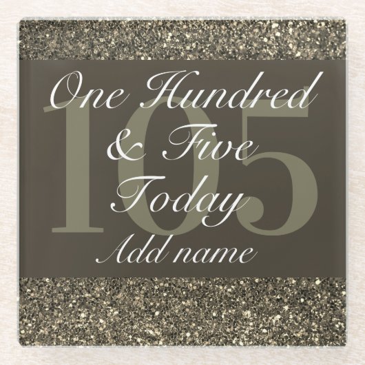 Personalisierter glamouröser Untersetzer 105. (Vorderseite)