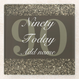 Personalisierter glamouröser Untersetzer 90.