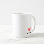Personalisierter Glanz Physiotherapeut Kaffeetasse (VorderseiteRechts)