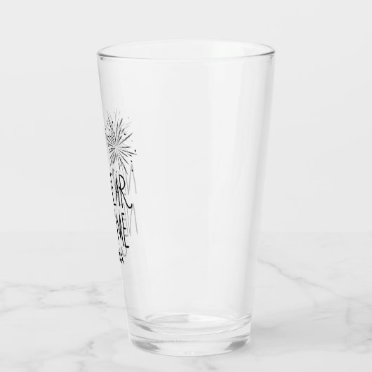 Personalisierter Glashüttencup im neuen Jahr Glas (Links)