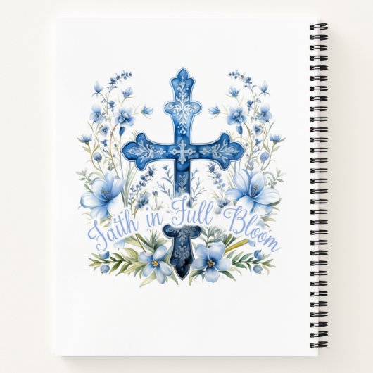 Personalisierter Glaube an das Notebook in vollen  Notizblock (Rückseite)