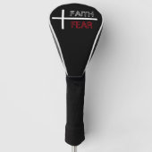 Personalisierter Glaube über Angst Christliches Kr Golf Headcover (Vorderseite)