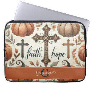 Personalisierter Glaube und Hoffnung Christliches Laptopschutzhülle