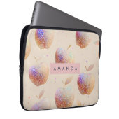 Personalisierter Glitter Apfel Funkel Frucht Paste Laptopschutzhülle (Vorne Rechts)