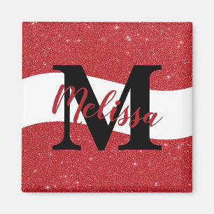 Personalisierter Glitter-Magnet Magnet