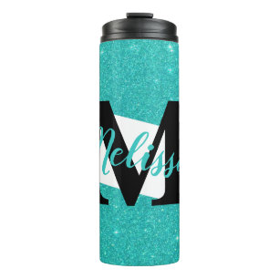 Personalisierter Glitter-Thermobecher Thermosbecher