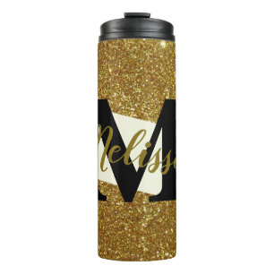 Personalisierter Glitter  Thermosbecher