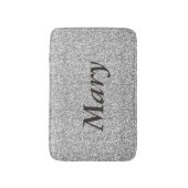 Personalisierter Glitzer Bath Mat Badematte (Vorderseite Vertikal)