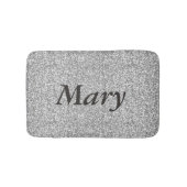 Personalisierter Glitzer Bath Mat Badematte (Vorderseite)