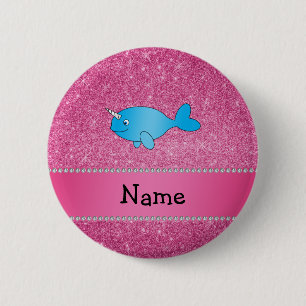 Personalisierter Glitzer Button