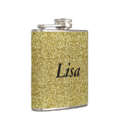 Personalisierter Glitzer Flachmann (Rechts)