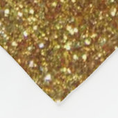 Personalisierter Glitzer Fleecedecke (Ecke)