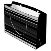 Personalisierter Glitzer Große Geschenktüte (Rückseite Schrägansicht)