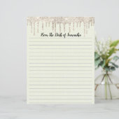 Personalisierter Glitzer mit festem Verlaufsband (Stehend Vorderseite)