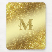 personalisierter Glitzer Mousepad (Vorne)