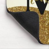 Personalisierter Glitzer Mousepad (Ecke)