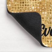Personalisierter Glitzer Mousepad (Ecke)