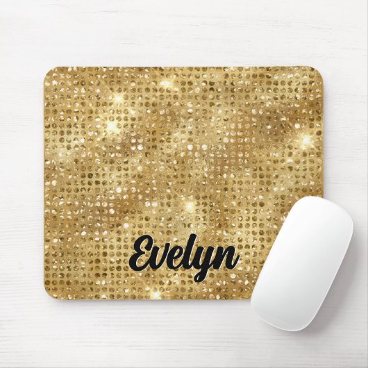 Personalisierter Glitzer Mousepad (Mit Mouse)