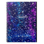 Personalisierter Glitzer Notizblock (Vorderseite)