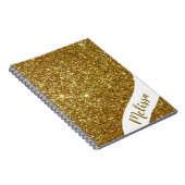 Personalisierter Glitzer Notizblock (Rechte Seite)