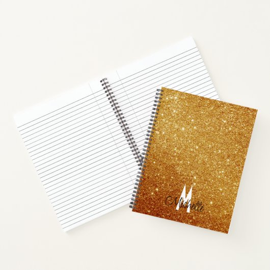 Personalisierter Glitzer Notizblock (Innenseite)