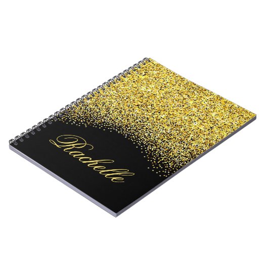 Personalisierter Glitzer Notizblock (Linke Seite)