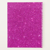Personalisierter Glitzer Planer (Rückseite)