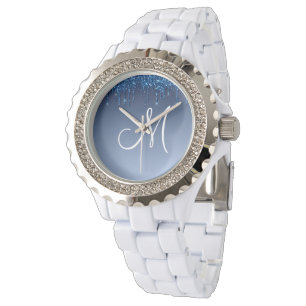 Personalisierter Glitzer-Schutz Armbanduhr
