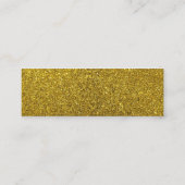 Personalisierter Glitzer Telefonnummerkarte (Rückseite)