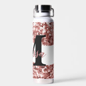 Personalisierter Glitzer Trinkflasche (Rückseite)