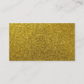Personalisierter Glitzer Visitenkarte (Rückseite)