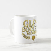 Personalisierter GLP-1-Gesellschaftsmitglied-Fun-C Kaffeetasse (Vorderseite Links)