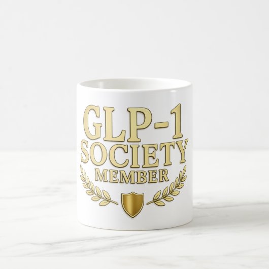 Personalisierter GLP-1-Gesellschaftsmitglied-Fun-C Kaffeetasse (Mittel)