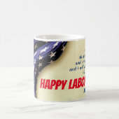 Personalisierter glücklicher Arbeitstag | Flaggens Kaffeetasse (Mittel)