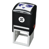 Personalisierter glücklicher Hund dieses Buches ge Permastempel (Produkt)