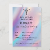 Personalisierter glücklicher Match Day 2025 Doktor Einladung (Vorderseite)