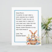 Personalisierter glücklicher Ostersonnenbrief (Stehend Vorderseite)