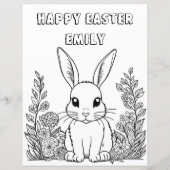 Personalisierter glücklicher Ostersonnenbrief (Rückseite)