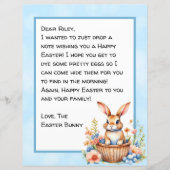 Personalisierter glücklicher Ostersonnenbrief (Vorderseite)