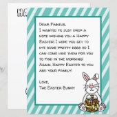 Personalisierter glücklicher Ostersonnenbrief (Vorne/Hinten)