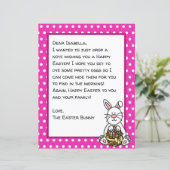 Personalisierter glücklicher Ostersonnenbrief (Stehend Vorderseite)