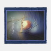 Personalisierter Glücksgeist Fleecedecke (Vorderseite (Horizontal))