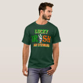 Personalisierter Glückstag T-Shirt (Vorne ganz)