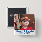 Personalisierter Glückwunsch Geburtsname und Alter Button (Vorne & Hinten)