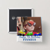 Personalisierter Glückwunsch Geburtsname und Alter Button (Vorne & Hinten)