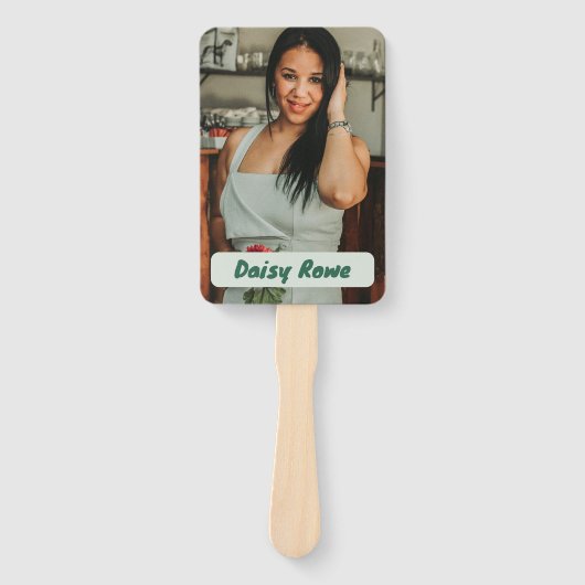 Personalisierter Glückwunsch zum Geburtstag Blumen Fächer (Vorderseite)