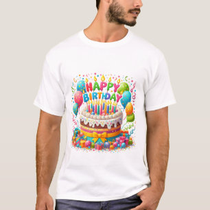 Personalisierter Glückwunsch zum Geburtstag T - Sh T-Shirt